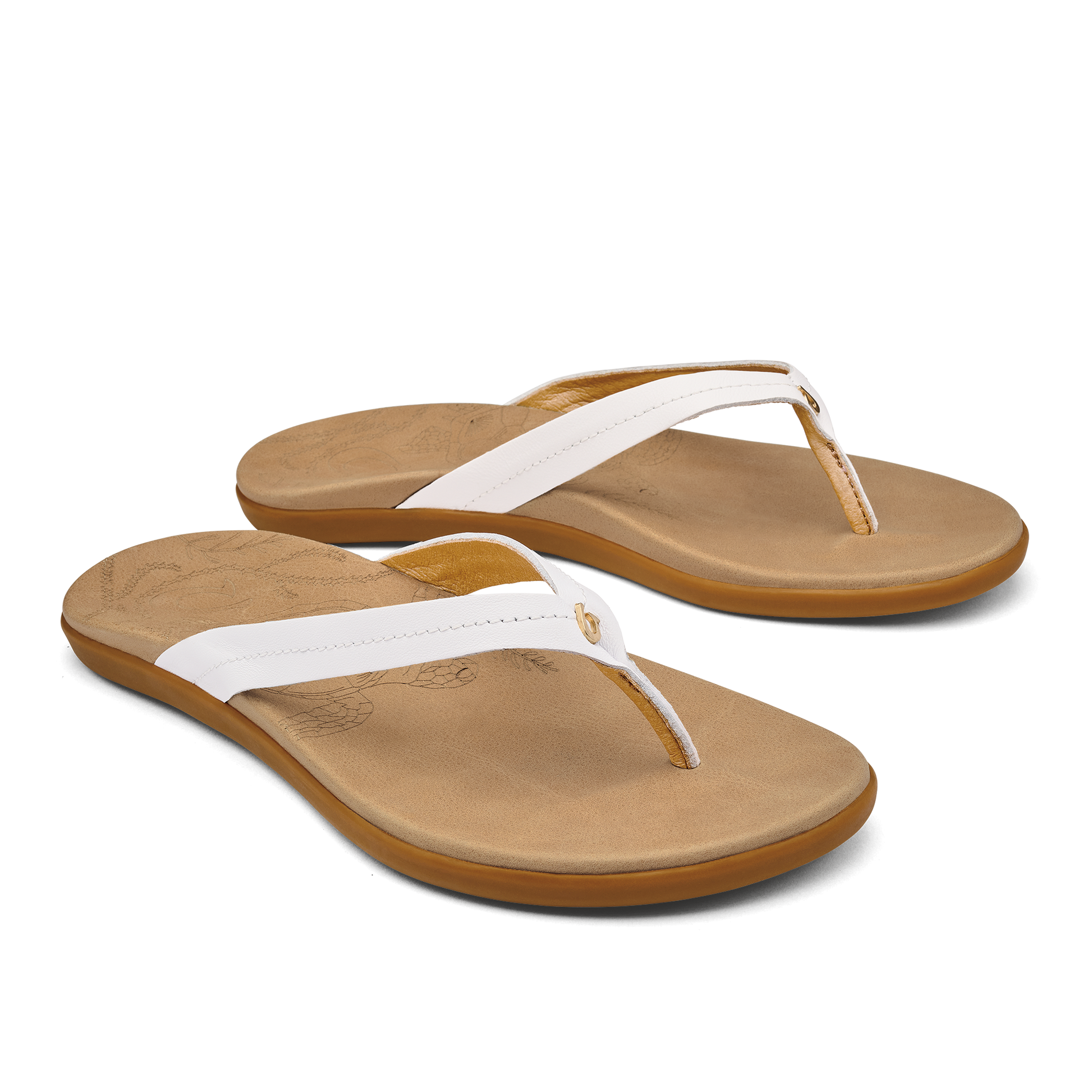 Bright White / Golden Sand