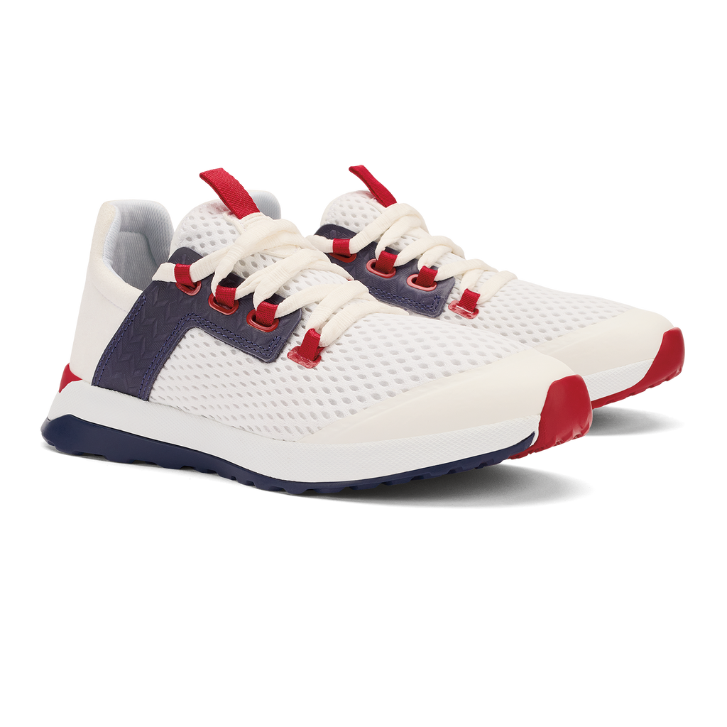 White / Navy